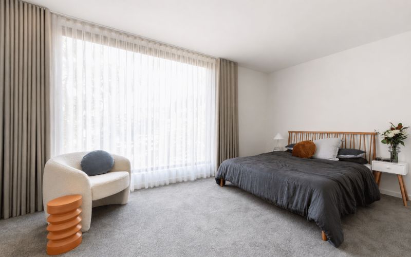 Custom double curtains Melbourne